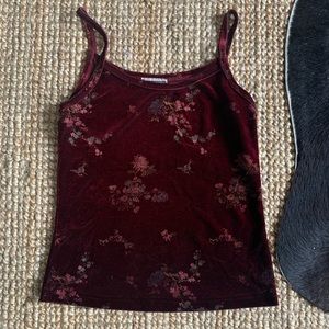Velvet tank top